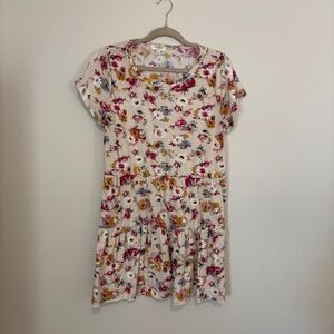 Umgee M Floral tiered mini dress with pockets